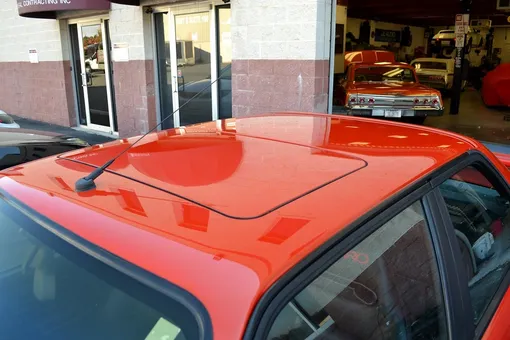 sunroof red car sunroof red car