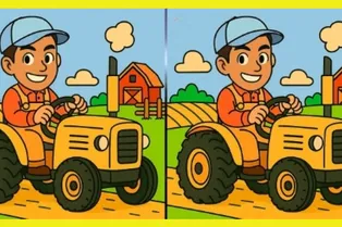 Сможете найти 3 отличия между трактористами? У вас есть лишь 15 секунд Сможете найти 3 отличия между трактористами? У вас есть лишь 15 секунд