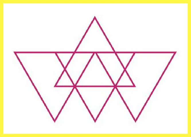 Итак, сколько треугольников вы видите на этой картинке? Не торопитесь, во времени вы не ограничены - лучше перепроверьте себя несколько раз! Итак, сколько треугольников вы видите на этой картинке? Не торопитесь, во времени вы не ограничены - лучше перепроверьте себя несколько раз!