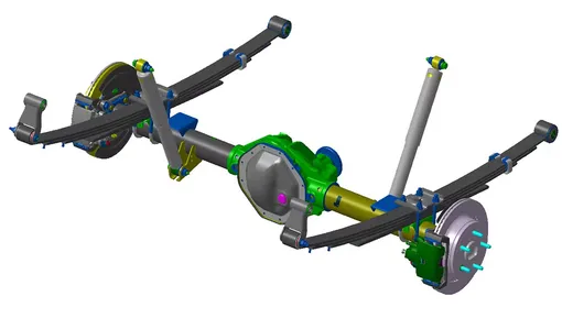 рессорная подвеска Ram 1500.