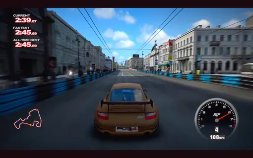 скриншот из игры Project Gotham Racing 4
