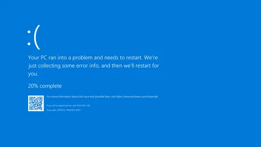 Синий экран смерти на Windows 10 Синий экран смерти на Windows 10