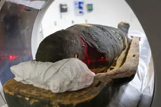 Две египетские мумии прошли КТ в современной больнице