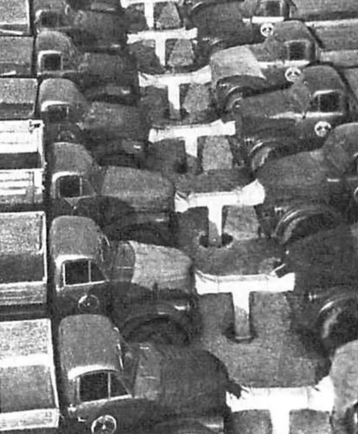 Установка ночного обогрева двигателей грузовиков Челябинского политеха, 1965 г. Установка ночного обогрева двигателей грузовиков Челябинского политеха, 1965 г. ссср