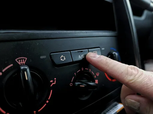 car ac button