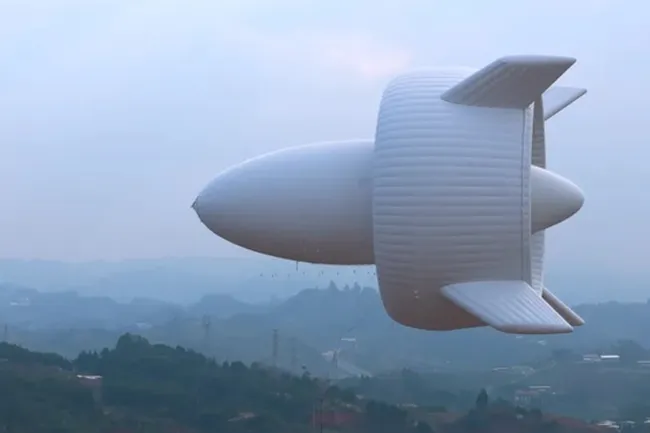 Китай разработал гигантский летающий ветрогенератор