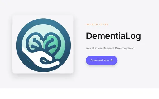 DementiaLog — пример приложения для ведения дневника симптомов. Альтернативой ему служат Olive: Alzheimer's Care Log, Alzheimer's Manager и ALZlog. DementiaLog app screenshot