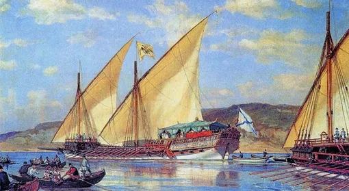 «Галера "Тверь"», А. Беггров, 1879 г.