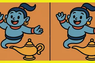 Сможете найти отличия между двумя джиннами? Быстрый тест на внимательность