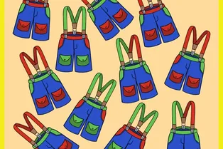 Проверка внимательности: у вас есть 17 секунд, чтобы найти комбинезон без пары Проверка внимательности: у вас есть 17 секунд, чтобы найти комбинезон без пары