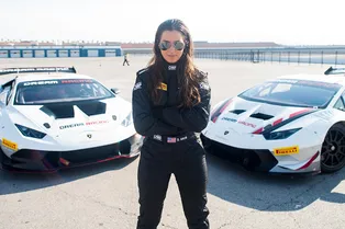 Гонщица разбила Lamborghini в дебютном заезде