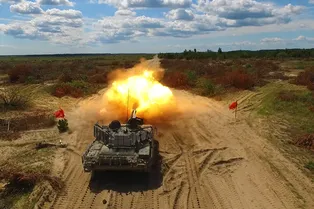 Украинцы испытали обновлённый танк Украинцы испытали обновлённый танк