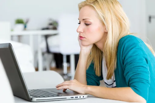 Работа на ноутбуке Работа на ноутбуке