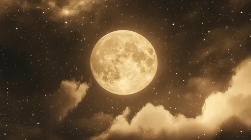 Луна в облаках