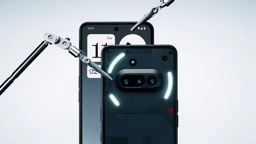 На фотографии смартфон Nothing Phone (3a) Недорогой смартфон Nothing с функциями ии
