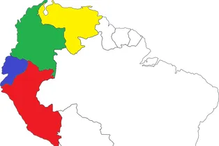 Тест-вопрос для любителей географии: каким цветом выделено Перу?