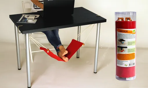 гамак под стол красный