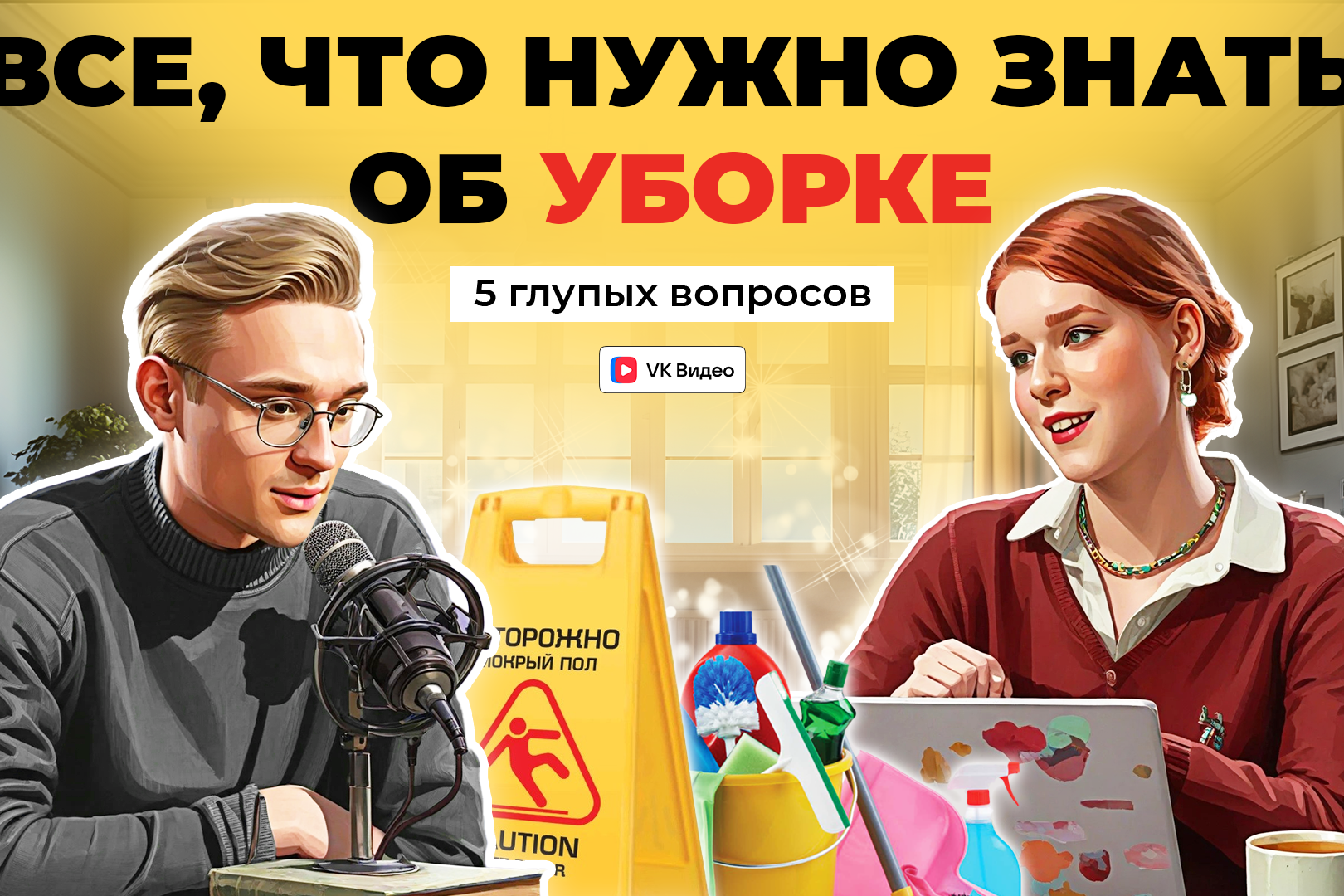 Плесень в ванной, желтые подмышки и липкие этикетки: отвечаем на вопросы об уборке в подкасте «5 глупых вопросов»