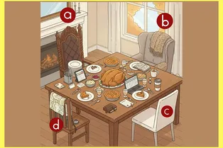 Тест личности: выберите место за столом и узнайте особенности вашего характера