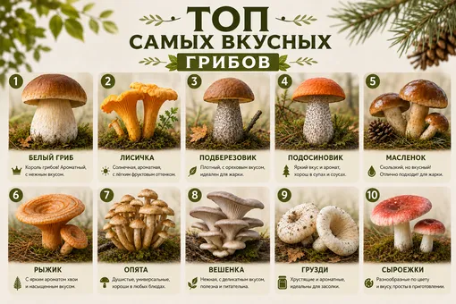 А вы собирали их? Топ-10 самых вкусных грибов лета в России А вы собирали их? Топ-10 самых вкусных грибов лета в России