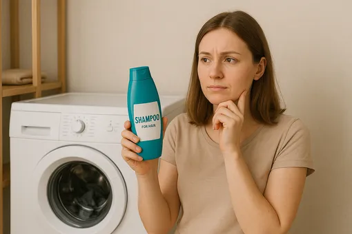 Слово «шампунь» происходит от санскритского «чампу», что означает «массаж» или «проминание».