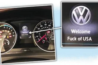 Новый Volkswagen обругал американцев матом Новый Volkswagen обругал американцев матом