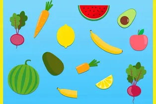 Овощи и фрукты: найдите вкусность без половинки всего за 7 секунд Овощи и фрукты: найдите вкусность без половинки всего за 7 секунд