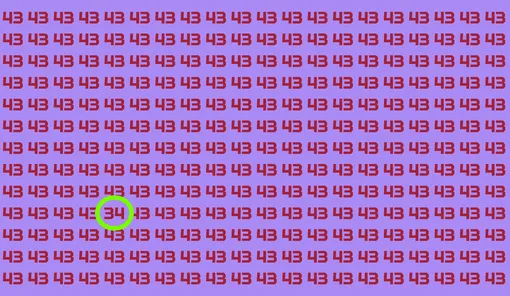 Ответ на тест на внимательность Ответ на тест на внимательность