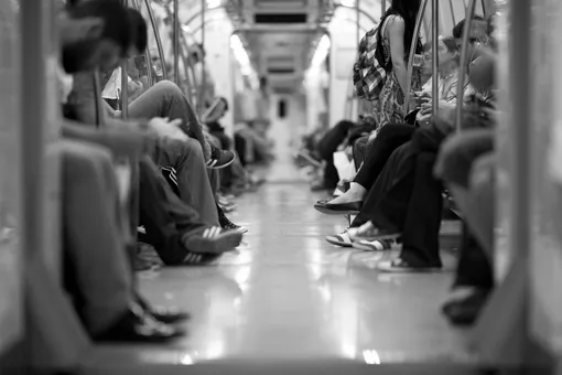 В Московском метро нет мусорок