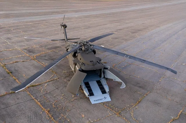 Первый беспилотный вертолет Sikorsky напугал жуткими «челюстями»