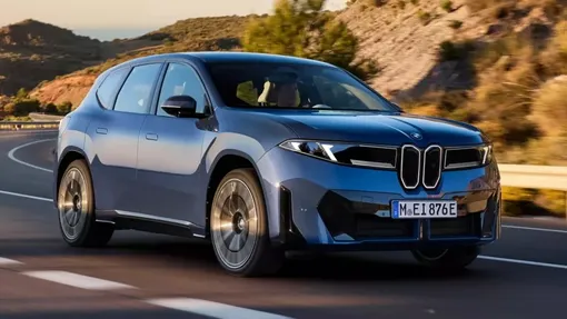 BMW iX3 blue