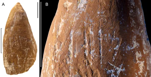 Соскобленный и отшлифованный охристый карандаш (ЗСКВ-06) Соскобленный и отшлифованный охристый карандаш (ЗСКВ-06)
