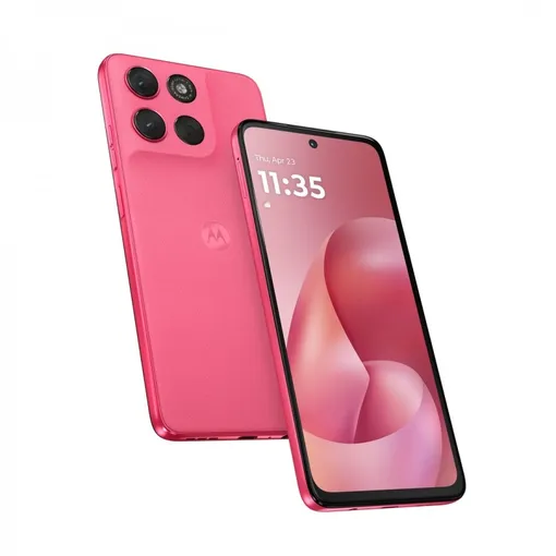 На фотографии смартфон Moto G57 Power Недорогой смартфон с емким аккумулятором и хорошими камерами