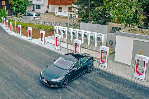 tesla supercharger