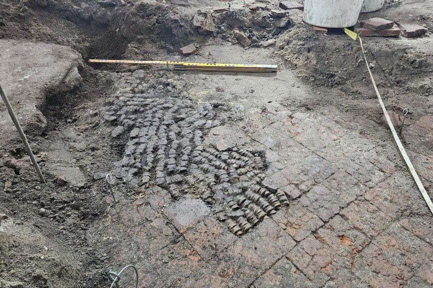 В Нидерландах обнаружен средневековый пол из костей