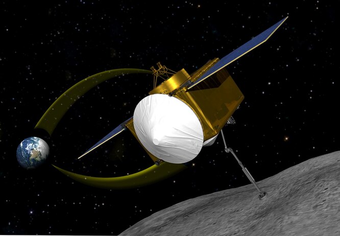 OSIRIS-REx. Астероид (101955) Бенну – не самый известный космический объект. Но по данным астрономов из Аризонского университета, у него есть вполне реальный шанс врезаться в Землю в районе 2200 года. Аппарат OSIRIS-REx отправится к Бенну в 2019 году, чтобы собрать образцы грунта и вернуться в 2023. Изучение полученных данных может помочь для предотвращении катастрофы в будущем.