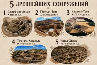 Инфографика: топ 5 самых древних зданий и сооружений на Земле Инфографика: топ 5 самых древних зданий и сооружений на Земле