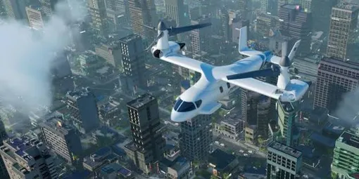 united aircraft tilt-rotor drone lanying united aircraft tilt-rotor drone lanying