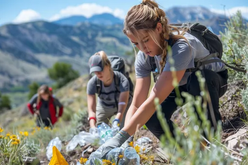 plogging women mountain plogging women mountain