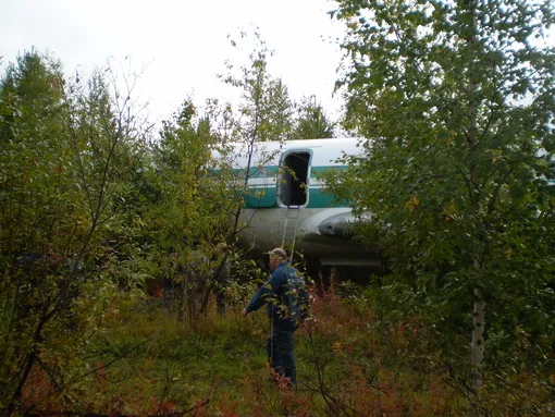 Аварийная посадка Ту-154 в аэропорту Ижма Аварийная посадка Ту-154 в аэропорту Ижма