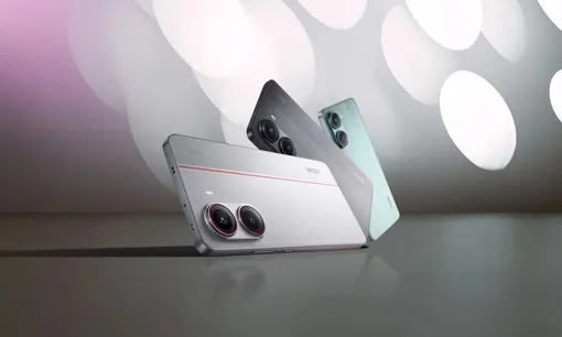 На фотографии смартфон Redmi Turbo 4 Pro Недорогой смартфон с емким аккумулятором