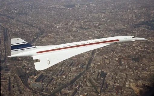 Британско-французский Concorde Британско-французский самолет Concorde