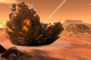 Микробы-астронавты могут перемещаться по планетным системам на осколках камней