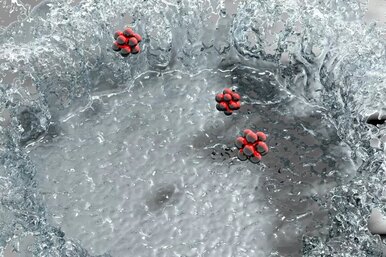 Нанокапли гелия теряют сверхтекучесть при ударе и сохраняют ионы