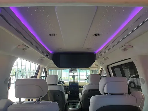 hyundai staria интерьер звездная подсветка