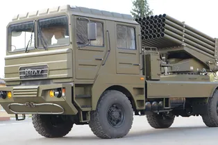 Украинцы похвастались новой системой залпового огня