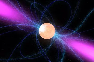 Звезда с самым мощным магнитным полем во Вселенной
