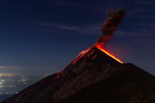 Извержение вулкана