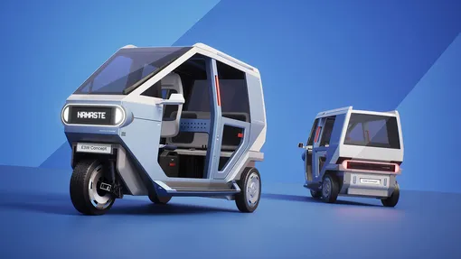 электрическая рикша от Hyundai и TVS Motor Company электрическая рикша от Hyundai и TVS Motor Company