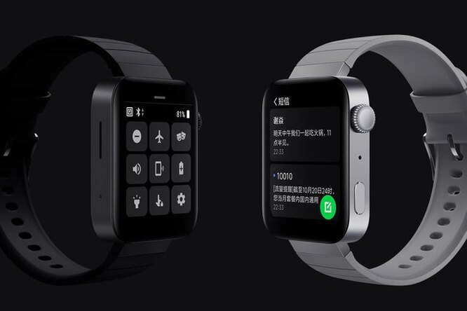 Xiaomi представила «умные» часы, похожие на Apple Watch, за $185
